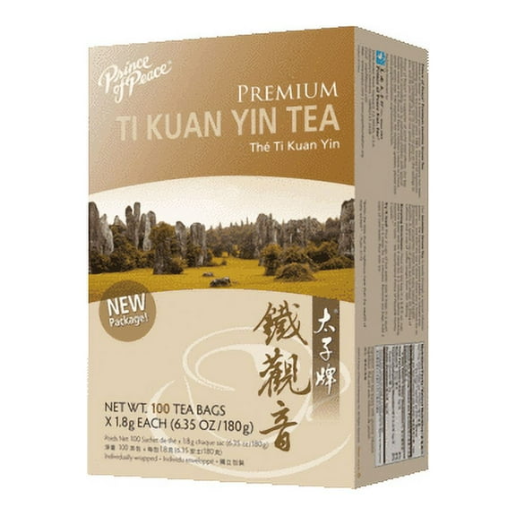 Prince of Peace Premium Ti Kuan Yin Tea, 100 Tea Bags – Ti Kuan Yin – Prince of Peace Tea – Ti Kuan Yin Tea Bags –