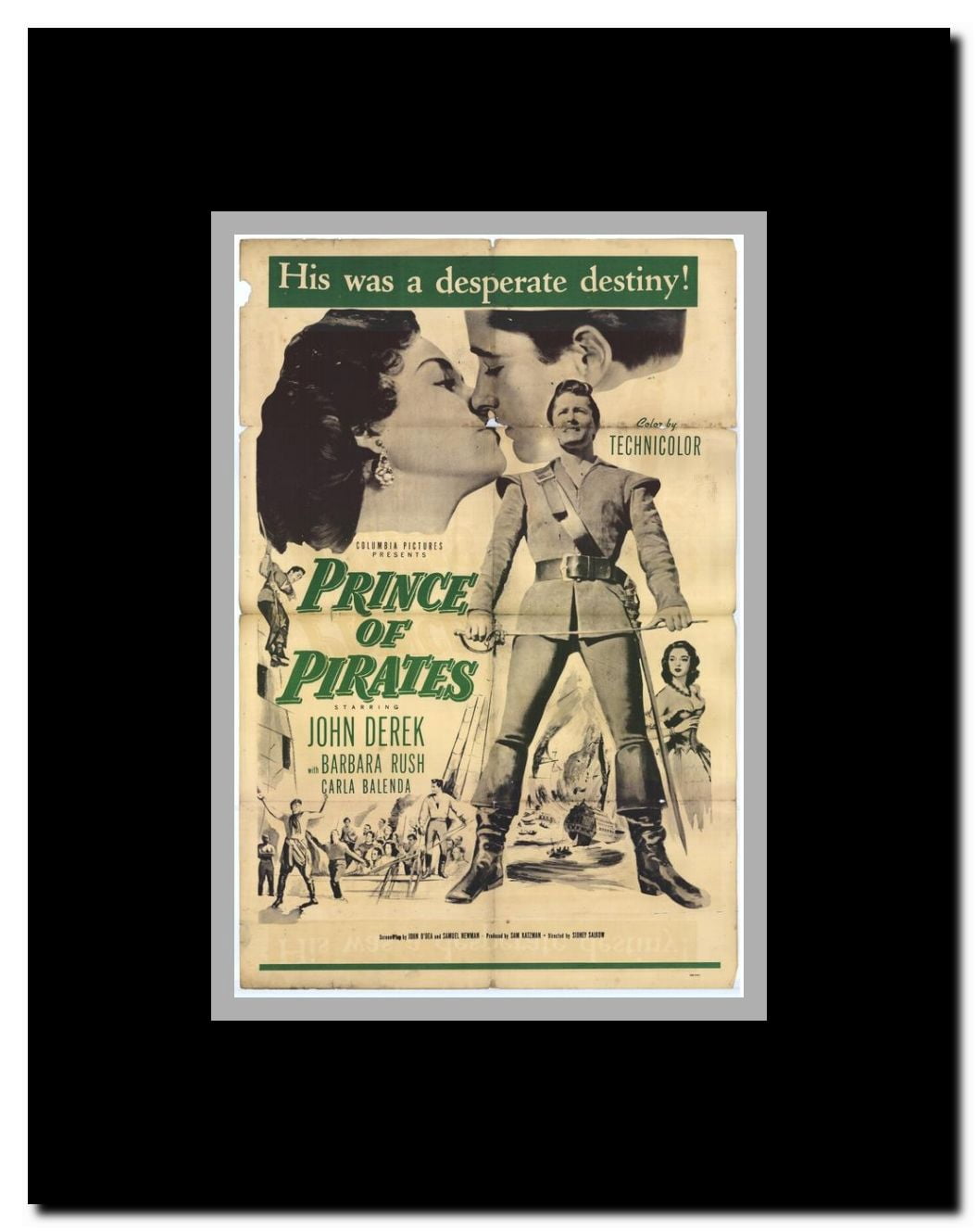 Prince of Pirates Framed Movie Poster