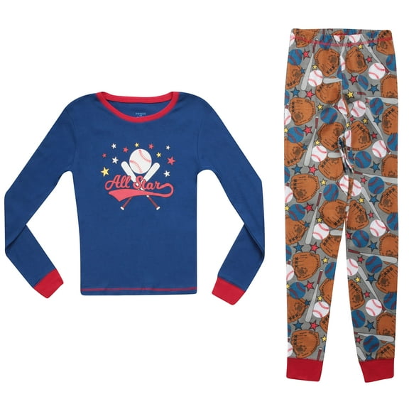 Prince of Sleep Cotton Pajamas Sets for Boys (Grey - All Star, 14-16 Years)