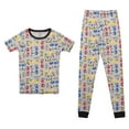 thumbnail image 1 of Prince of Sleep Pajamas for Boys Snug-Fit Cotton Boys PJ Set Short Sleeve Tee & Jogger Pant (Grey - Race Cars Short Sleeve With Pant, 10-12 Years), 1 of 3