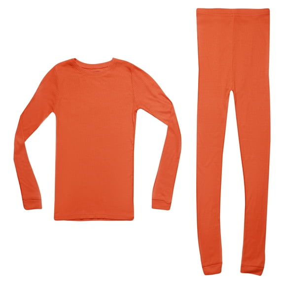 Prince of Sleep Solid Pajamas Sets for Boys 34552-ORG-10-12 (10-12 Years, Solid Orange)