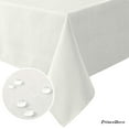 thumbnail image 1 of PrinceDeco Linen Textured Table Cloths SquarePremium Solid Tablecloth Spill-Proof Waterproof Table Cover for Dining Buffet Feature Extra Soft and Thick Fabric Wrinkle Free-Table linen, not of paper, 1 of 5