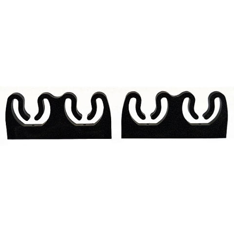 Princecraft Black Marine Plastic Boat Fishing Rod Holders (Pair)