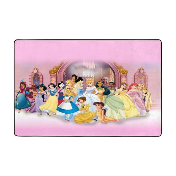 Princes Area Rug Cartoon Rugs Non-Slip Soft Carpet Soft Floor Mats For Home Decor Living Room Bedroom Mat 36"X24"