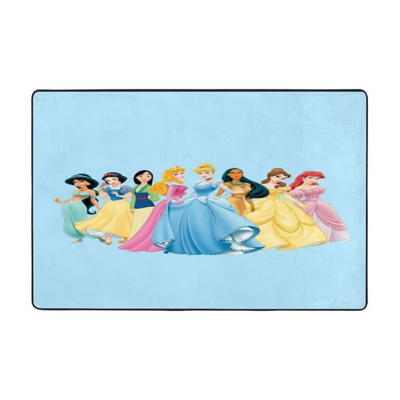 Princes Area Rug Cartoon Rugs Non-Slip Soft Carpet Soft Floor Mats For Home Decor Living Room Bedroom Mat 36"X24"
