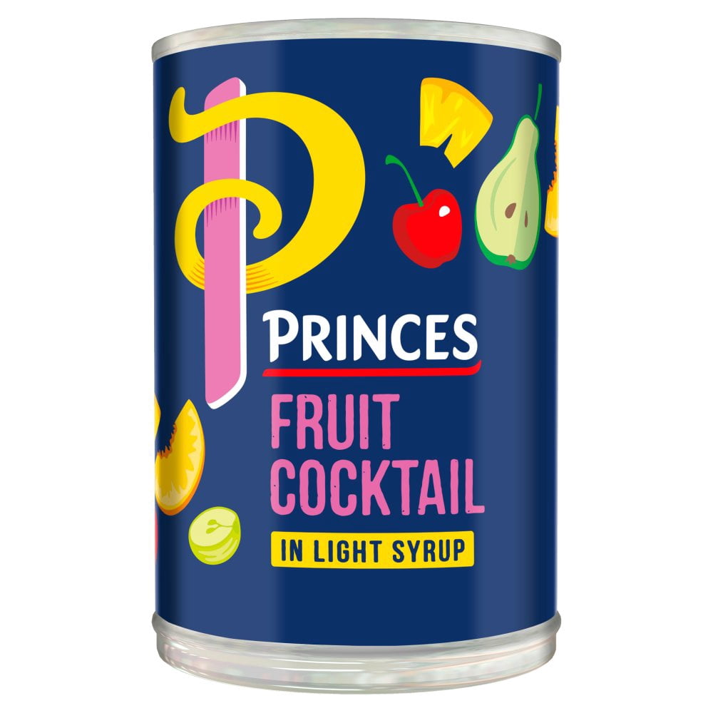 Princes Fruit Cocktail in Light Syrup 410g  (pack of 6)