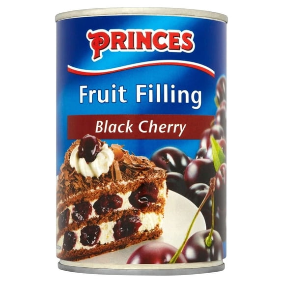 Princes Fruit Filling Black Cherry (410g) - Pack of 6