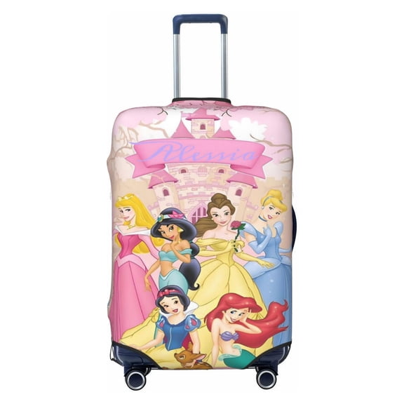 Princes Luggage Suitcase Covers Elastic Washable Cartoon Luggage Protector Travel Suitcase Protective Cover For Kid And Adult