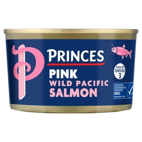 Princes Pink Wild Pacific Salmon 213g, Imported from Britain