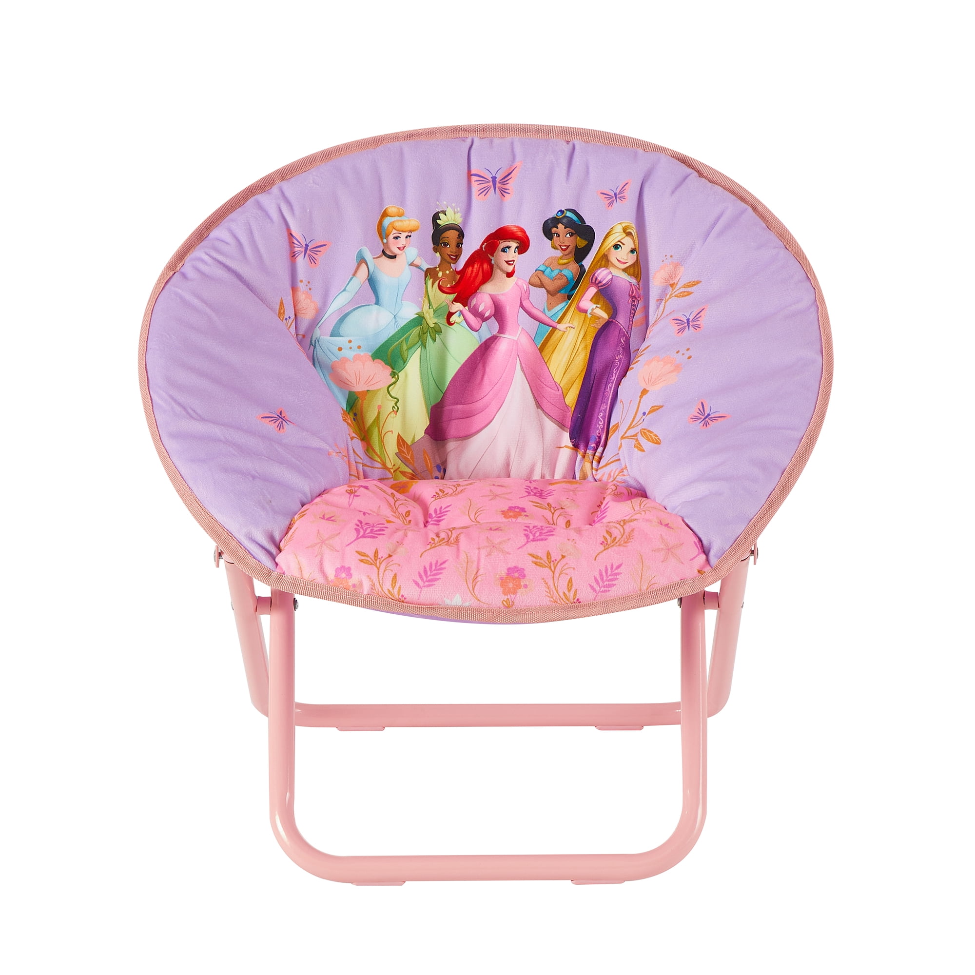 Princess 19"  Mini Saucer Chair for Todderls, Purple