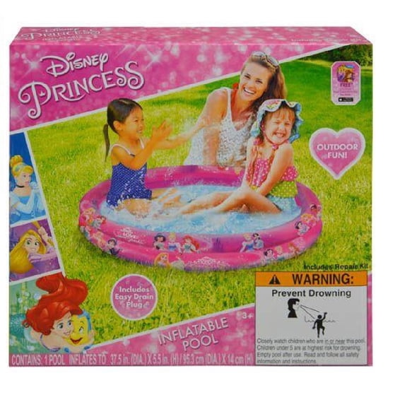 Princess inflatable Pool Toys Ring, 36 x 8 Inches