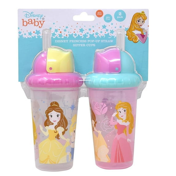 Princess 2pk Straw Sipper