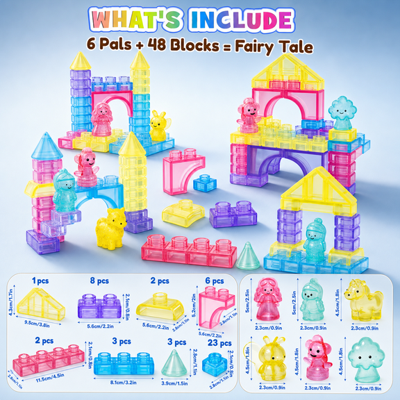 Princess 54PCS Castle Building Block Set