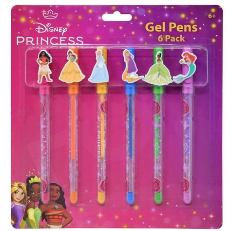Princess 6pk Gel Pens on Card