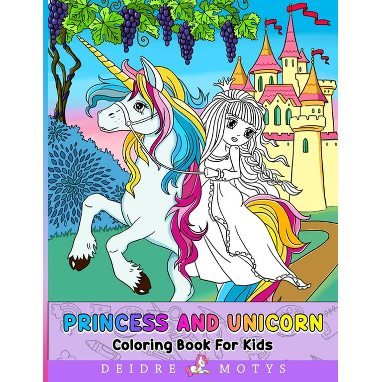 Princess Drawing Book for Kids 6-8: Fantasy Princess and Unicorn Activity  Book for Kids Ages 6-8: A Fun Kid Workbook For Creativity, Coloring and  Sket (Paperback)