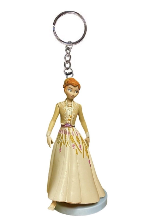 Princess Anna Ivory Gown PVC Key Ring Keychain Figure Figurine Elsa Sister New