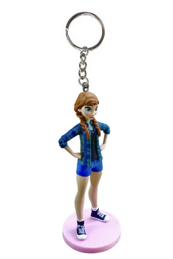 Princess Anna Sports Key Ring Keychain Ornament Figure Charm Frozen Gift 3 New