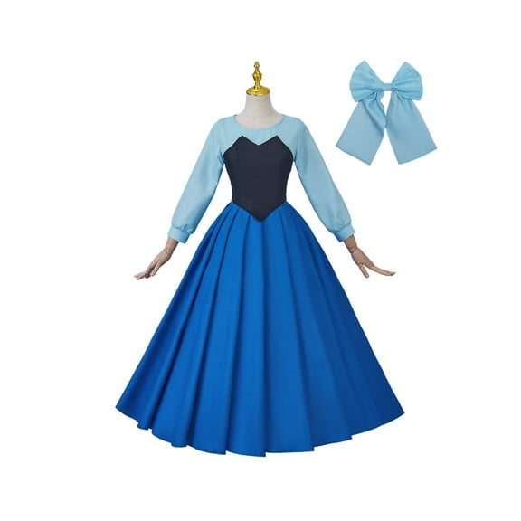 Princess Blue Elegant Dress for Women
