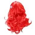 thumbnail image 1 of Princess Ariel for Girls' Wig Female Red Curly Wig w/Starfish Hairpin Halloween Outfit Fit for 2-8Y, 1 of 4