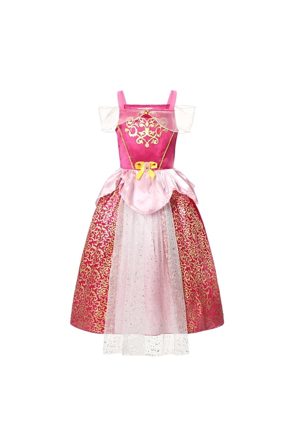 Princess Dress up - Christmas/Birthday/Halloween Dress up Clothes for Child 7/8