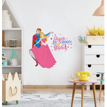 Princess Aurora Your Heart Cute Cartoon Decors Wall Sticker Art Design Decal for Girls Boys Kids Room Bedroom Nursery Kindergarten House Fun Home Decor Stickers Wall Art Vinyl Decoration (20x18 inch)