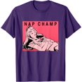 thumbnail image 1 of Princess Aurora Nap Champ DTG Print Unisex T-Shirt,Purple Color,Size 2XL, 1 of 5
