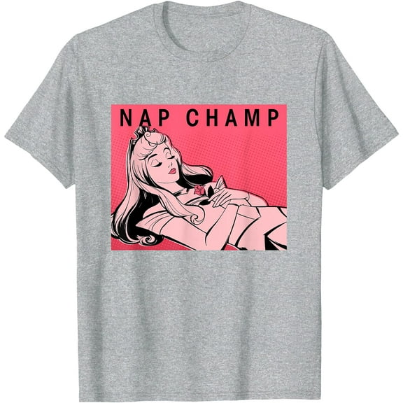 Princess Aurora Nap Champ DTG Print Unisex T-Shirt