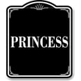 thumbnail image 1 of Princess BLACK Aluminum Composite Sign, 8.5"x10", 1 of 9