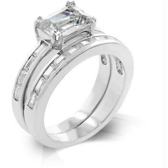 Princess Baguette Wedding Set- <b>Size :</b> 10