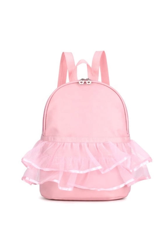 Princess Ballerina Backpack Dance Bag for Nylon Backpack (Pink)