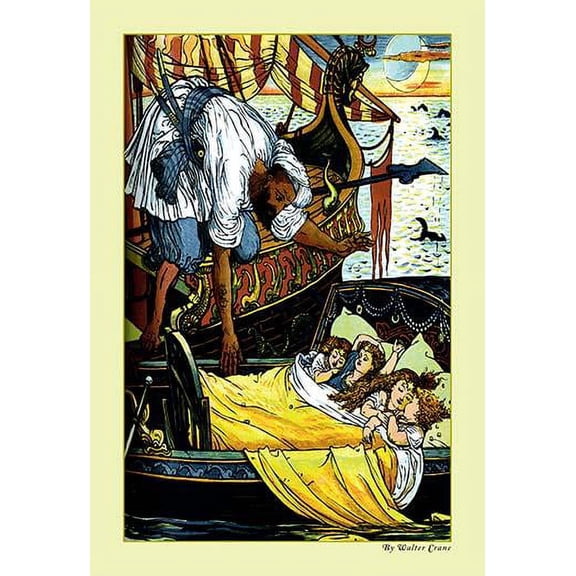 Princess Bell-Etoile - The Rescue-Fine Art Canvas Print (20" x 30")