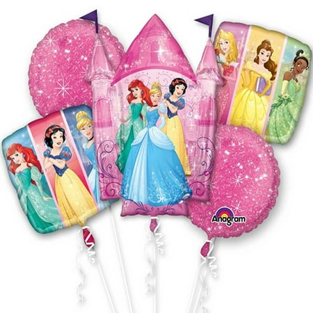 Princess Big Dream Character Authentic Licensed Theme Foil Balloon Bouquet