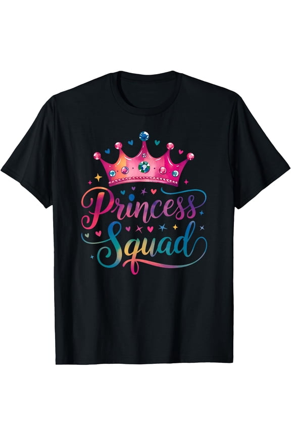 Princess Birthday Squad Party Matching Women Kids Princess T-Shirt