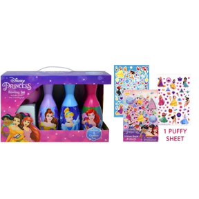 Princess Bowling Set in Display Box W/1 PC STICKER SET