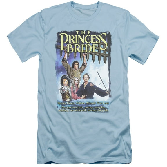 Princess Bride Alt Poster Adult 30/1 T-Shirt Light Blue