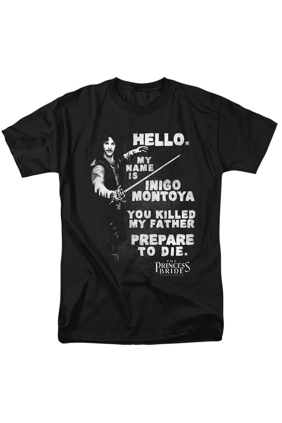 Princess Bride Hello Again Officially Licensed Adult T Shirt