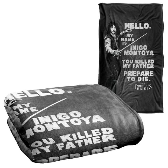 Princess Bride Hello Again Silky Touch Super Soft Throw Blanket 36" x 58"