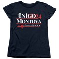 thumbnail image 1 of Princess Bride Inigo Montoya for President 24 Women's T Shirt, Navy, 2X-Large, 1 of 6