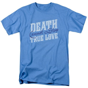 Princess Bride Love Over Death Mens Short Sleeve Shirt (Carolina Blue, )