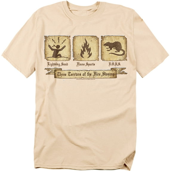 Princess Bride T-Shirt Three Terrors Unisex Graphic Tee For Men & Women