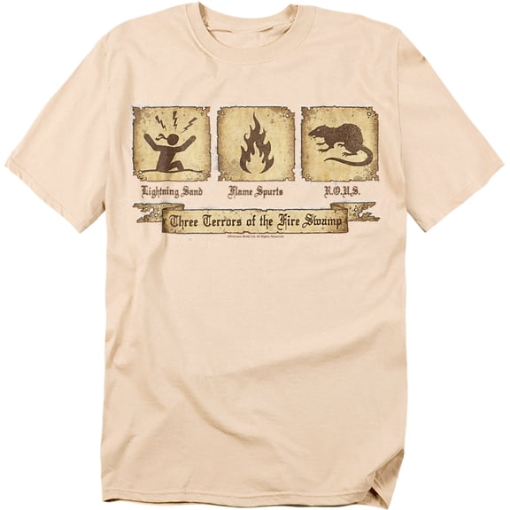 Princess Bride T-Shirt Three Terrors Unisex Graphic Tee For Men & Women