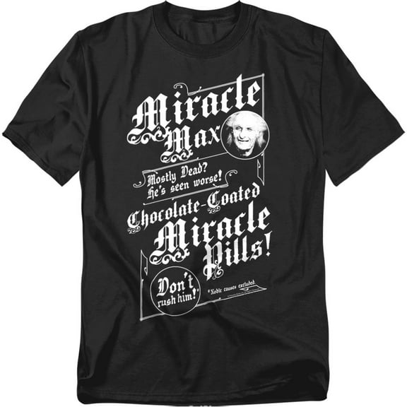 Princess Bride T-Shirt Miracle Max Unisex Graphic Tee for Men & Women