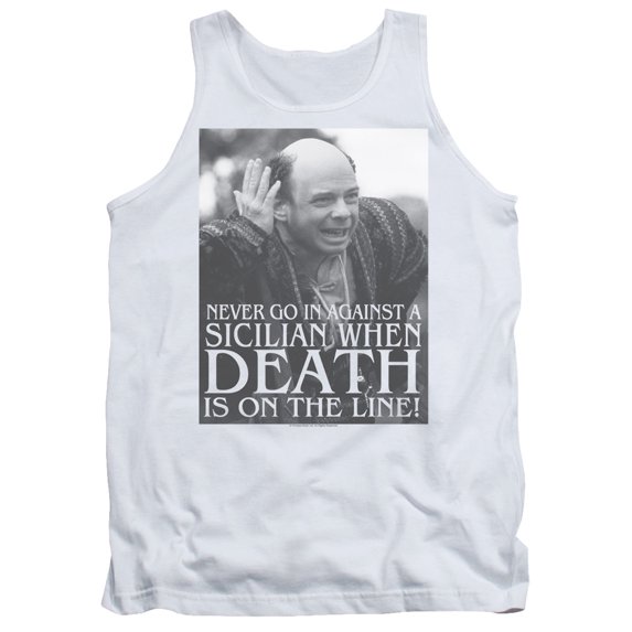 Princess Bride Sicilian Adult Tank Top White