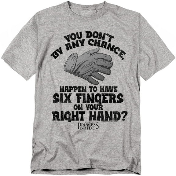 Princess Bride T-Shirt By Chance 6 Fingered Glove Unisex Graphic Tee for Men & Women