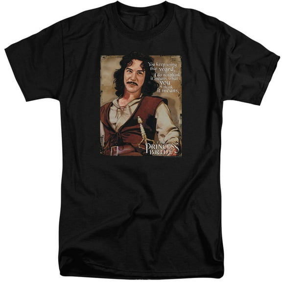 Princess Bride - Word - Tall Fit Short Sleeve Shirt - X-Large