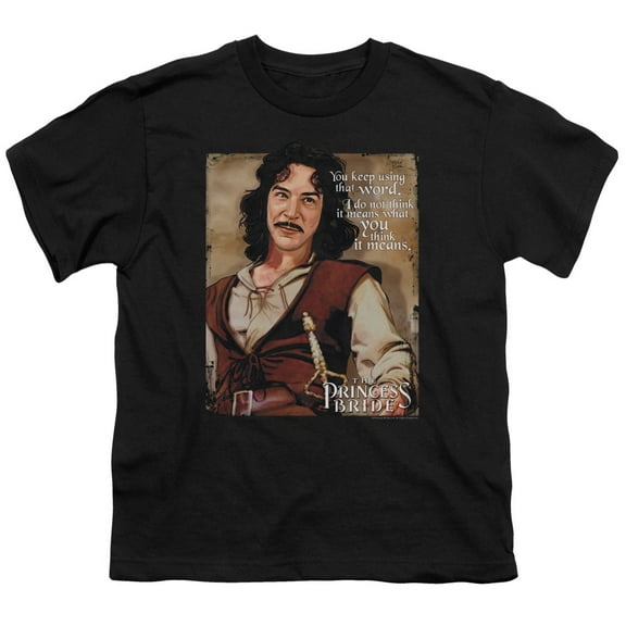 Princess Bride - Word - Youth Short Sleeve Shirt - Medium