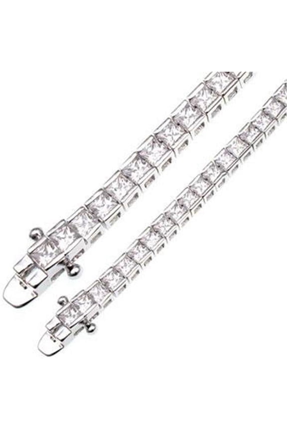 Princess CZ Tennis Bracelet