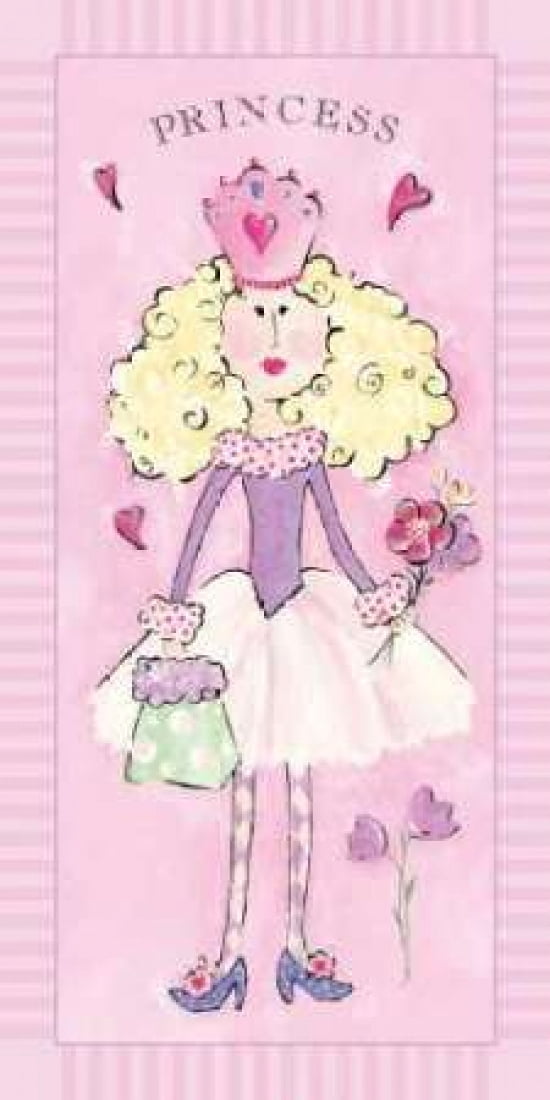 Princess Canvas Art - Stephanie Marrott (24 x 48)