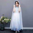 thumbnail image 1 of Princess Capes Colorful Sequins Cloak for Girls-Halloween Birthday Party Costumes Dress up, 1 of 5