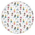 thumbnail image 1 of Princess Carriage Castle Pattern Round Fitted Tablecloth with Elastic Edge,Dining Table Cover Waterproof,Outdoor Round Tablecloth for Camping,Dining,Indoor and Outdoor, 1 of 7
